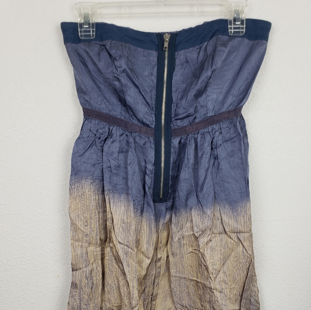 FREE PEOPLE Sleeveless Blue/Crm Ambre top